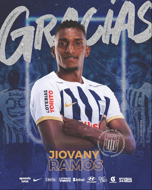 Jiovany Ramos no continuará en Alianza Lima. (Foto: Alianza Lima)