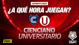 A qué hora juega Universitario vs. Cienciano por Liga 1