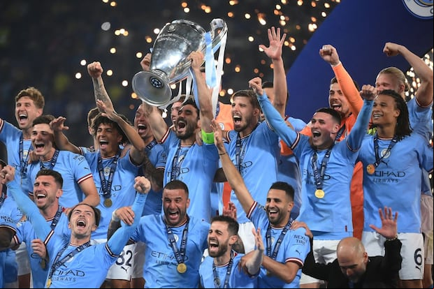 City conquistó la primera 'Orejona' en 142 años de historia. (Foto: AFP)