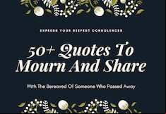 50+ Quotes To Mourn And Share With The Bereaved Of Someone Who ed Away