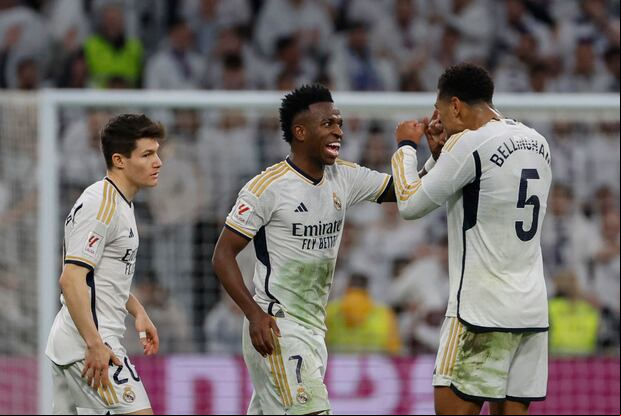 Real Madrid venció 3-2 a Almería con un gol a los 99 minutos. (Foto: EFE)