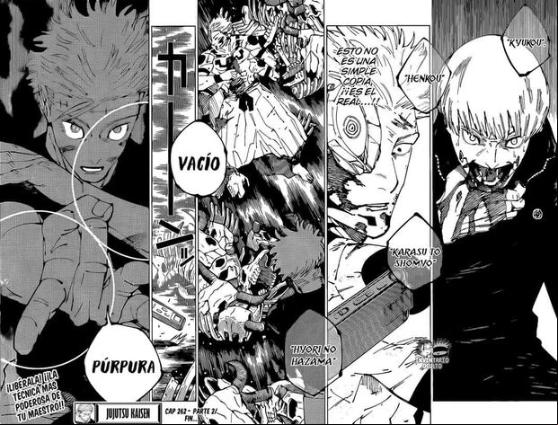 Jujutsu Kaisen, manga 262 - parte 2 (Foto: Inventario Oculto)