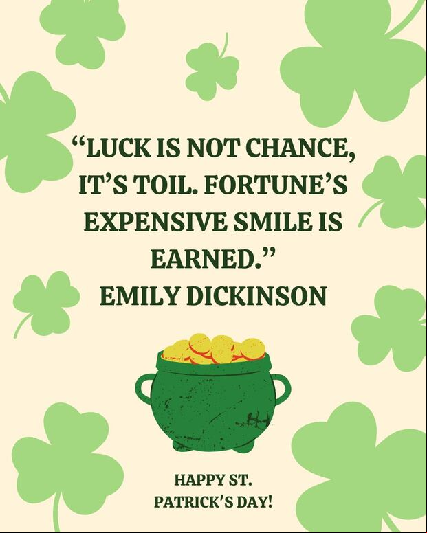Congratulate your s for St. Patrick's Day with this fun image. (Photo: Composition Mix)