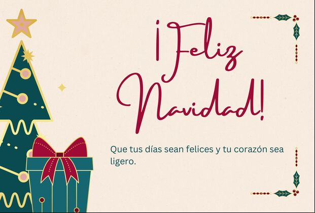 ¡Feliz Navidad! Que tus días sean felices y tu corazón sea ligero. | Crédito: Canva / Composición Depor