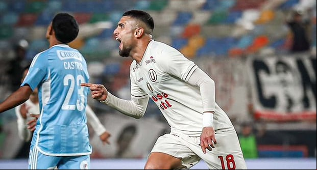 Rodrigo Ureña registra un gol con Universitario en la temporada 2024. (Foto: Liga 1)
