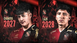 Melgar blinda a sus ‘joyas’: Kenji Cabrera y Matías Lazo renovaron con los ‘Rojinegros’