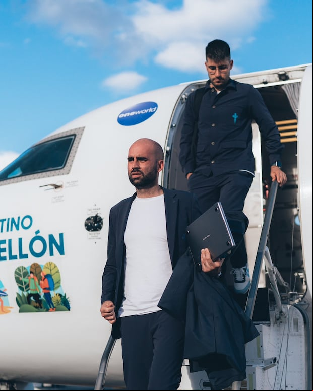 Celta llegó a Madrid para enfrentarse al Real en la jornada 34 de LaLiga. (@RCelta)