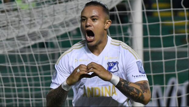 Leonardo Castro registra 44 goles con Millonarios. (Foto: Getty Images)