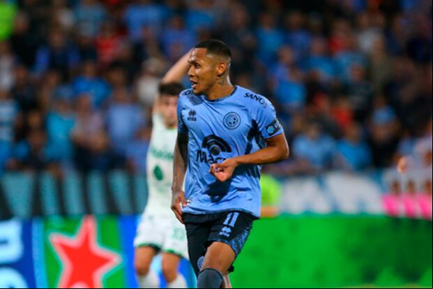 Bryan Reyna fichó por Belgrano este 2024 y es titular en el 'Pirata'. (Foto: Getty Images)