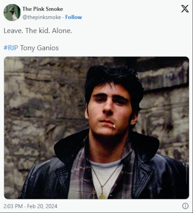 Diversas celebridades despidieron a Tony Ganios (Foto: X)