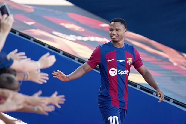 Ansu Fati tiene contrato con el FC Barcelona hasta mediados de 2027. (Foto: Getty Images)