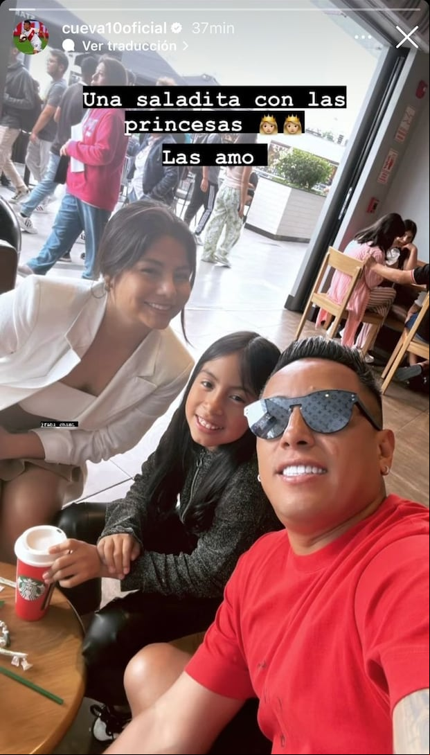 Christian Cueva publicó una historia en Instagram con su familia. (Foto: Instagram)