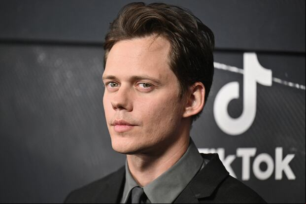 El actor sueco Bill Skarsgård asiste al estreno mundial de "The Crow" en The Village East de Angelika en Nueva York el 20 de agosto de 2024 (Foto: Angela Weiss / AFP)