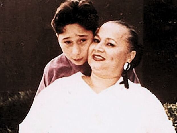 Griselda Blanco en una fotografía del recuerdo al lado de su cuarto hijo, Michael Corleone, fruto de su matrimonio con Darío Sepúlveda (Foto: Michael Corleone Blanco / Instagram)