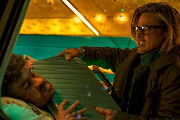 Bad Bunny participó en la cinta 'Tren Bala' (2022) donde compartió espacio con el reconocido actor Brad Pitt. (Foto: Agencias).