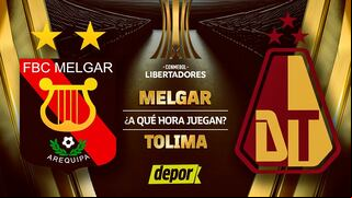 ¿A qué hora ver Melgar vs. Tolima por vuelta de Fase 2 de Copa Libertadores 2025?