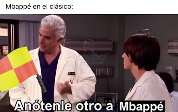 Los mejores memes del partido de Barcelona vs. Real Madrid. (Foto: X)
