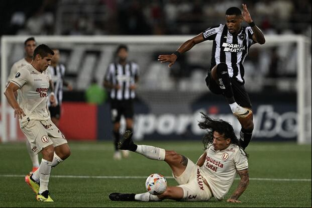 Universitario viene de caer 3-1 ante Botafogo en Brasil y necesita una victoria para recuperarse en la Copa Libertadores. | Foto: AFP