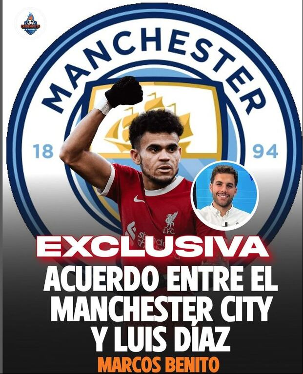 Así informó El Chiringuito sobre acuerdo entre Díaz y City.