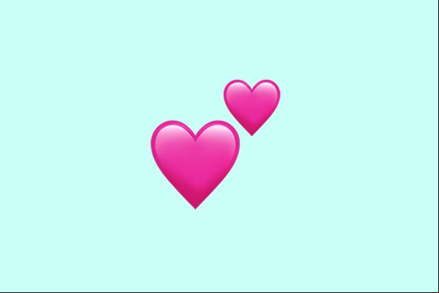 Si nunca has conocido el significado del emoji de los dos corazones, aquí te lo contamos. (Foto: Emojipedia)