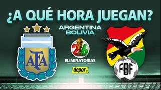 Argentina vs Bolivia por Eliminatorias: hora del partido de hoy