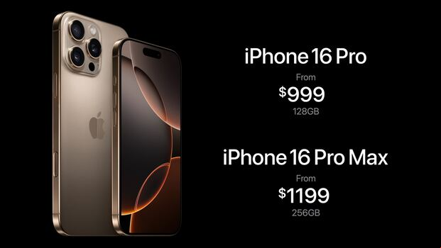 El iPhone 16 Pro y el iPhone 16 Pro Max cuestan a partir de 999 y 1.199 dólares.
¡Se podrán pedir el viernes 13 y estarán disponibles el 20 de septiembre de 2024! | Crédito: @theapplehub / X