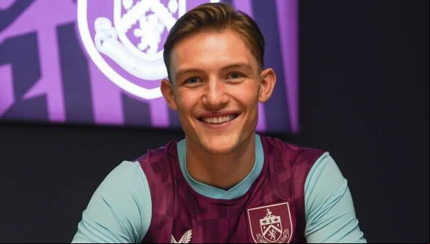 Oliver Sonne todavía no ha debutado con el Burnley. (Foto: Burnley)