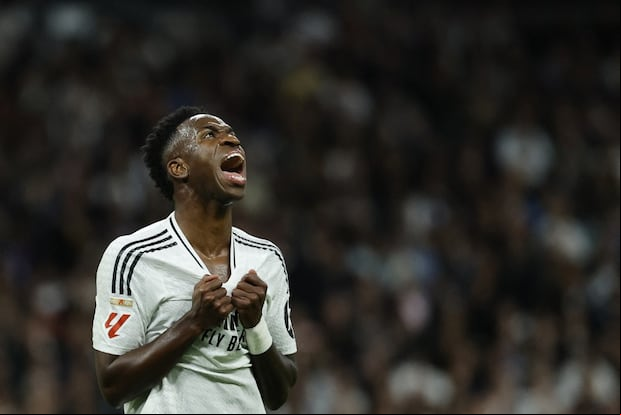 Vinícius Junior se perderá el partido liguero ante Las Palmas. (AFP)