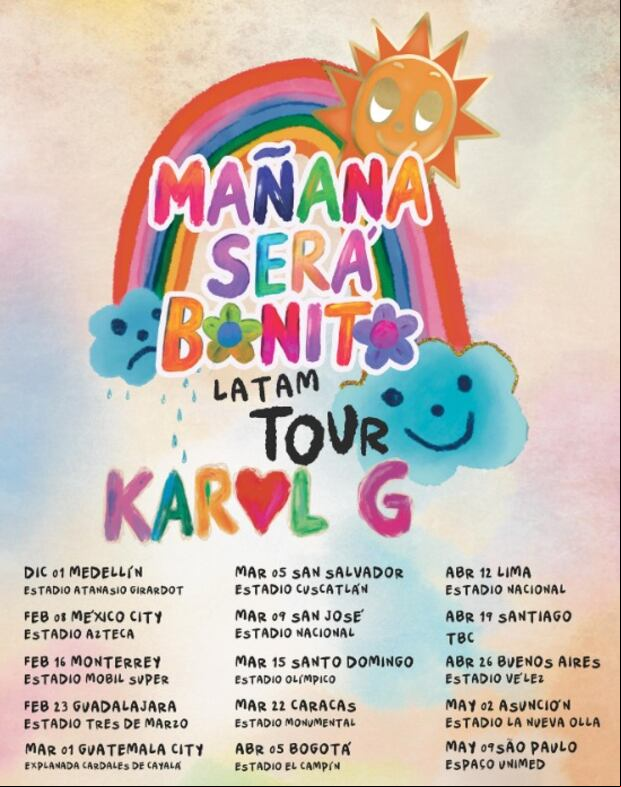 Mañana será bonito Tour 2024 de Karol G