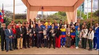 Comunicad Andina y COP reconocen a delegaciones de los Juegos Bolivarianos 2024