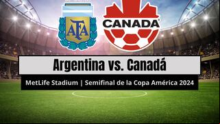 ¿A qué hora jugaron y dónde se vio Argentina vs. Canadá por el pase a la final de Copa América?