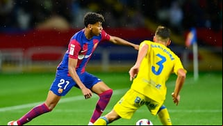 ¡Con lo justo! Barcelona venció 1-0 a Las Palmas en el Olímpico de Montjuic