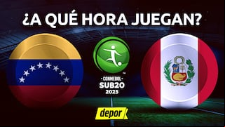 ¿A qué hora juegan Perú vs. Venezuela, en partido por el Sudamericano Sub-20?