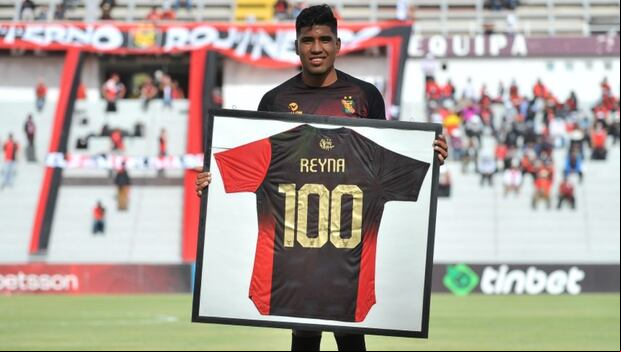 Paolo Reyna llegó a los 100 partidos con Melgar en septiembre del 2022. (Foto: Melgar)