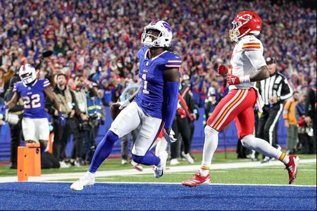 This Sunday, January 26, Buffalo Bills vs. Kansas City Chiefs at GEHA Field at Arrowhead Stadium in the highly anticipated AFC Championship Game. (Getty Images)