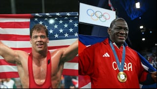 Cosas de campeones: los elogios de Kurt Angle a Mijaín López por medalla de oro y retiro