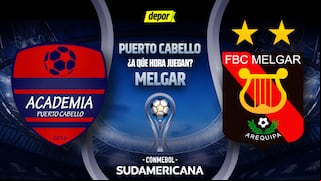 Horario de Melgar vs. Puerto Cabello por la Copa Sudamericana 2025