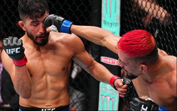 'Soncora' Marcos sumó una impactante victoria frente a Alonso Yañez a fines del 2024. (Foto: UFC)