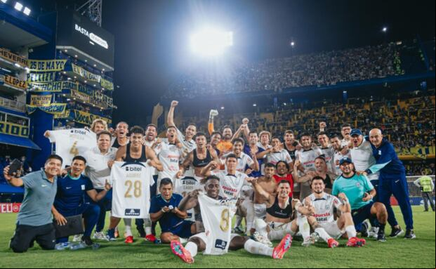 Alianza Lima hizo historia en La Bombonera al eliminar a Boca Juniors. (Foto: Alianza Lima)