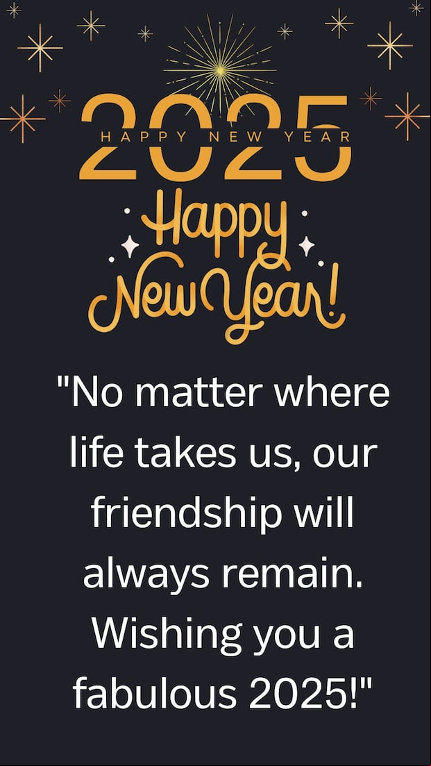 Happy New Year 2025 Advance Wishes Images, Status, Quotes, Wallpapers, Whatsapp Messages, Photos, Pics: Find the perfect greetings to share with loved ones. Celebrate the new year with joy and happiness (Photo: Canva.com)