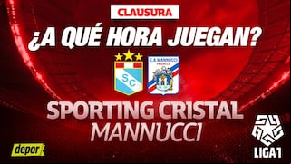 ¿A qué hora juegan Sporting Cristal vs. Mannucci?