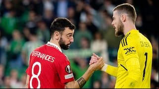 David de Gea a Bruno Fernandes en un mensaje viral: “No eres el capitán adecuado”