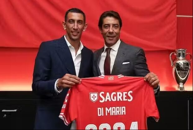 Di María llegó el Benfica como agente libre. (Foto: Benfica)