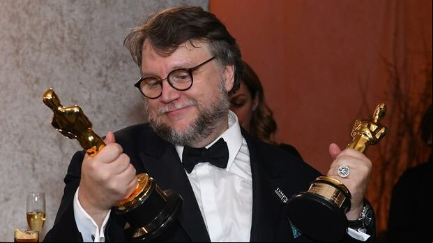 Guillermo del Toro en el Oscar 2018, cuando ganó dos premios por “The Shape of Water”