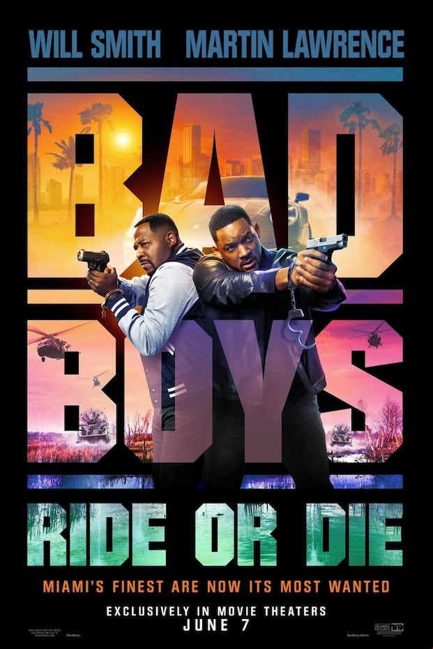 El póster de “Bad Boys: Ride or Die”, la cuarta película de la franquicia "Dos policías rebeldes" (Foto: Sony Pictures Releasing)