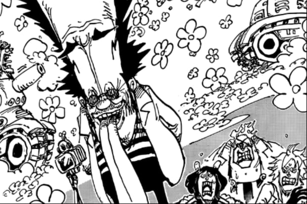 El Dr. Vegapunk cuando inventaba cañones que disparaban flores (Foto: Shueisha)
