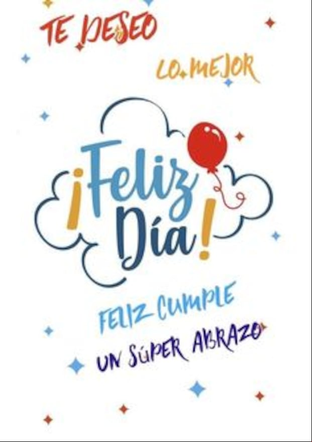 Imágenes de 'Feliz Cumpleaños' para compartir en redes sociales (Foto: Pinterest).