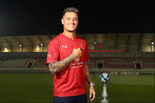 Philippe Coutinho fichó en 2023 por el Al Duhail de Qatar. (Foto: Al Duhail)