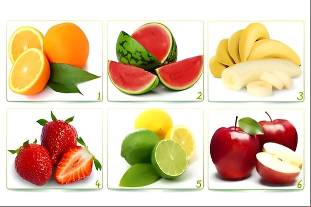 Elige una de las frutas en esta ilustración para conocer qué clase de persona eres (Foto: Namastest).