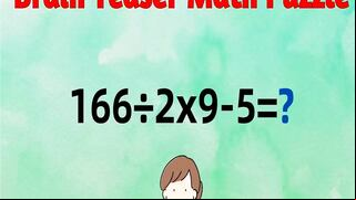 Si te consideras hábil e inteligente, seguro podrás resolver este reto matemático en 5 segundos